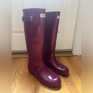 Tall Hunter rain boots size 8/9